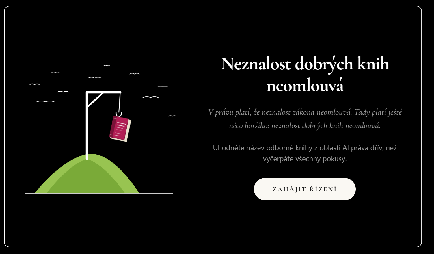 Náhled hry Neznalost dobrých knih neomlouvá