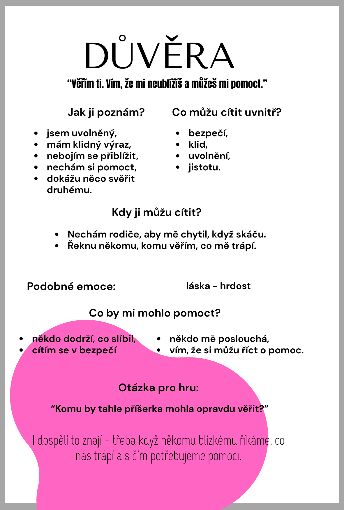 Popis emoce
